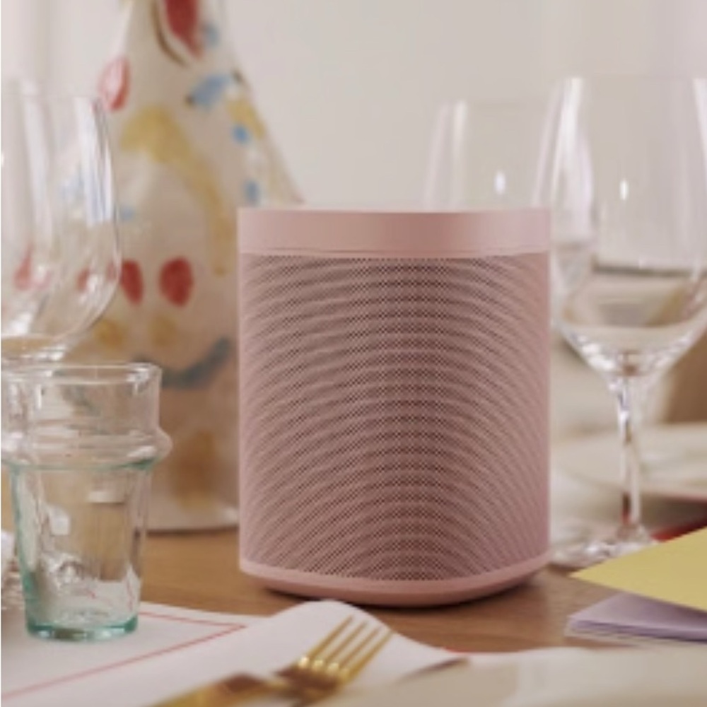 HAY x SONOS one pink speaker